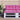 Palletkussens 2 st stof roze