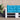 Palletkussens 3 st stof blauw