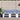 Palletkussens 2 st gestreept oxford stof wit en blauw
