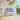 Tuinbankkussens 2 st gestreept 100x50x7 cm stof wit en blauw
