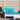 Palletkussens 3 st oxford stof turquoise