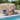Stoelkussen met kussen 2 pcs Blauw 58 x 77 x 4.5 cm Oxford stof