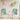Stoelkussens 2 st hoge rug bladpatroon oxford stof