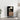 Hoge kast 60x35x125 cm bewerkt hout zwart