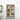 Hoge kast 70x35x125 cm bewerkt hout zwart