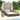 Ligbed met inklapbaar dak 200x114x128 cm poly rattan bruin