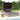 Ligbed met inklapbaar dak 200x114x128 cm poly rattan grijs