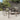 Tuin Eettafel Grijs 90 x 90 x 75 cm Poly riet