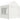Prieel met dak 2,28x2,23x2,69 m polyetheen wit