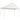 Prieel met dak 4,08x2,23x3,22 m polyetheen wit