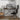 Bureau 100x50x75 cm bewerkt hout en ijzer bruin eikenkleur