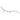 Ligbed 184x55x64 cm massief acaciahout wit