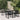 5-delige Tuinset PVC-rattan zwart