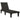 Ligbed 155x58x83 cm polypropeen zwart