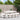 13-delige Tuinset massief grenenhout wit
