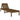 Ligbed 199,5x60x74 cm massief grenenhout bruin