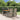 5-delige Tuinset met kussens poly rattan grijs