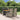 5-delige Tuinset met kussens poly rattan grijs
