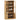Vitrinekast VIGO 85x35x170 cm massief grenenhout