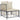 4-delige Loungeset met kussens poly rattan antracietkleurig
