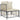 4-delige Loungeset met kussens poly rattan antracietkleurig