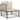 4-delige Loungeset met kussens poly rattan antracietkleurig