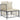 4-delige Loungeset met kussens poly rattan antracietkleurig