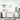Badkamerkast 58x33x60 cm bewerkt hout hoogglans wit