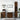 Badkamerkast 58x33x60 cm bewerkt hout bruin eikenkleur