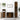 Badkamerkast 80x33x60 cm bewerkt hout bruin eikenkleur