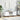Platenkast 121x38x48 cm bewerkt hout hoogglans wit
