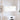 Wandkast 80x36,5x35 cm bewerkt hout hoogglans wit