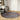 Vloerkleed wasbaar anti-slip Ø 200 cm grijs