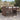 7-delige Tuinbarset met kussens poly rattan bruin
