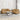 2-delige Loungeset met kussens fluweel bruin