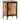 Badkamerkast 40x30x60 cm massief mangohout en ijzer