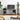 Tv-meubel 100x35x55 cm bewerkt hout grijs sonoma eikenkleurig