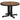 Salontafel rond Ø55x40 cm massief gerecycled teakhout