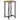 Bartafel 55x55x107 cm massief gerecycled hout en ijzer