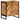 Badkamerkast 55x35x60 cm massief acaciahout en ijzer