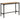 Bartafel 150x55x107 cm massief ruw mangohout