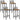 Barstoelen 4 st massief ruw mangohout