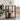 Opbergrek 3-laags 60x38x90 cm massief grenenhout bruin