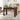 Eettafel 120x60x76 cm bewerkt hout gerookt eikenkleurig