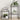 Wandschappen 4 st 40x40x1,5 cm bewerkt hout grijs sonoma eiken