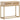 Wandtafel 90x30x76 cm massief mangohout en ijzer
