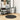 Vloerkleed PAMPLONA shaggy hoogpolig modern Ø 80 cm antraciet