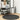 Vloerkleed PAMPLONA shaggy hoogpolig modern Ø 120 cm antraciet