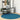 Vloerkleed OVIEDO laagpolig Ø 160 cm turquoise