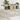 Tuintafel met glazen blad 115x54x74 cm poly rattan beige